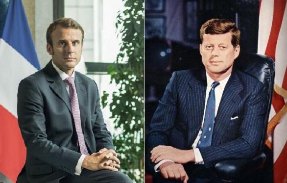 Oba byli mladí, pohlední a plní ideálů. Srovnání Emmanuela Macrona a Johna Fitzgeralda Kennedyho se přímo nabízí.