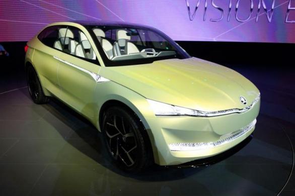 Takto má vypadat Škoda budoucnosti - první koncept elektromobilu Vision E představený v Šanghaji