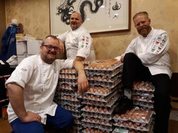Kuchaři norského olympijského týmu objednali pro sportovce 1500 vajíček, dostali jich desetkrát tolik. Ups.