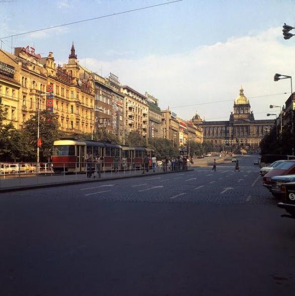 Tramvaje na Václavském náměstí jezdily do roku 1980