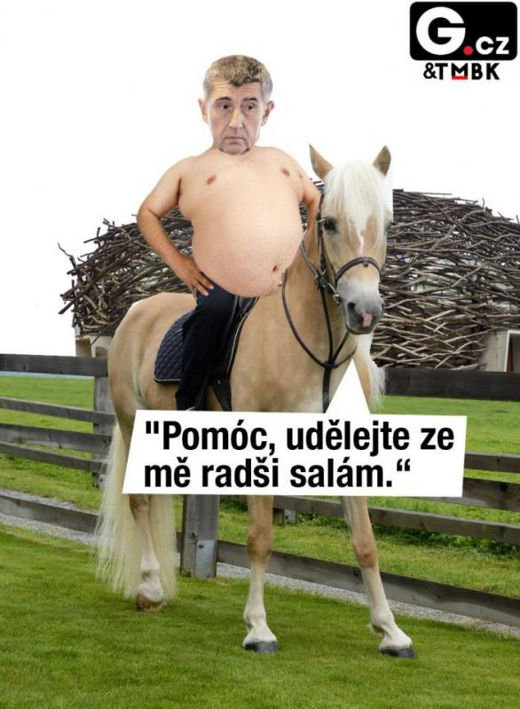 Andrej Babiš se stále schovává na svém Čapím hnízdě, kde se vyžral koblihami na úctyhodných 180 kg