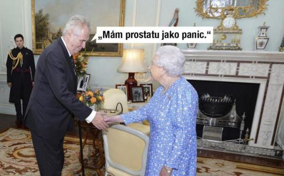 Turista Miloš Zeman pověděl královně, co měl na srdci, čímž započal výjimečné vztahy mezi Velkou Británií a Českou republikou