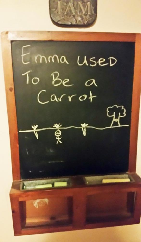 Ema je obvykle mrkev.