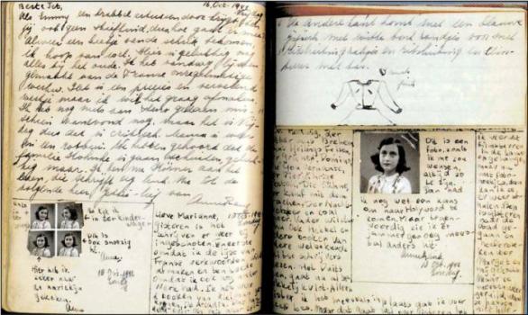 Díky deníku, který si v úkrytu vedla, zná osud Anny Frankové celý svět. Deník po její smrti vydal Annin otec Otto, který jako jediný přežil holokaust.