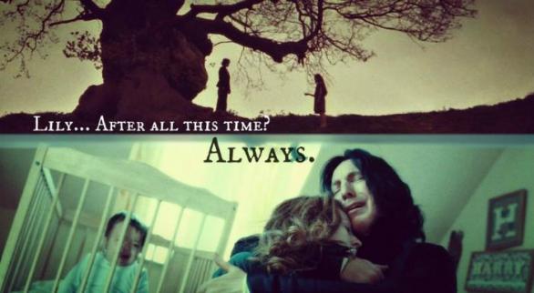 Láska Snapea k Lilly Potterové byla jedním z nejsilnějších a nejsmutnějších témat knih.