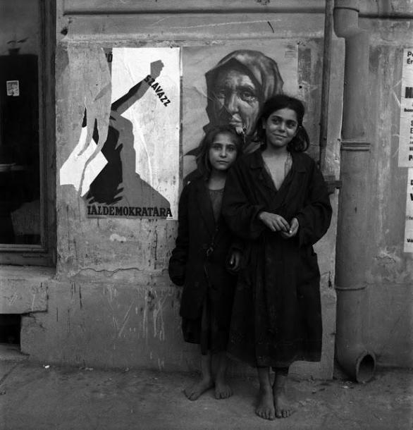 Děti bez domova, Budapešť, Maďarsko, rok 1946. 