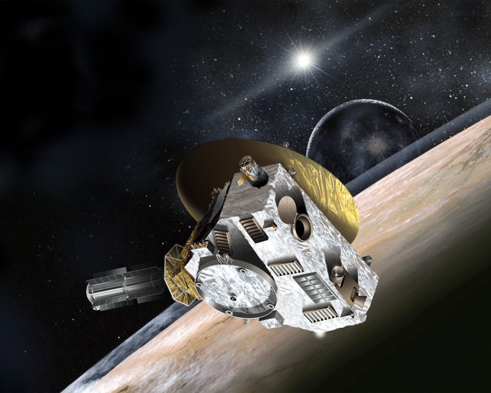 Zepředu dozadu: Nové obzory, Pluto a Charon