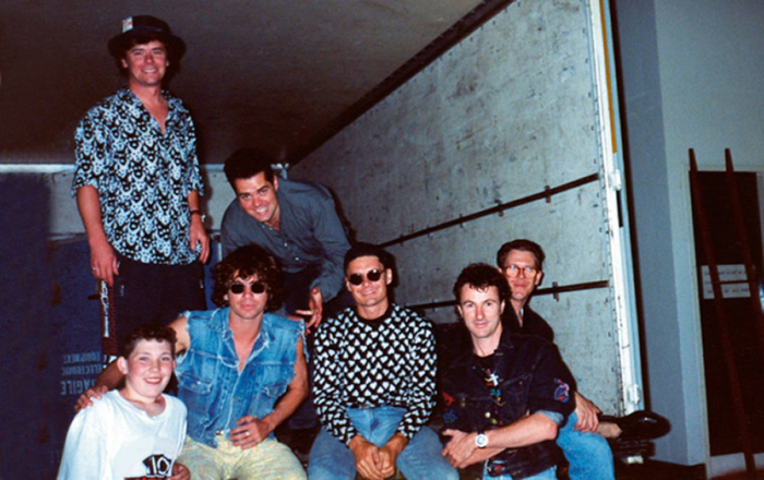 S cenným zbožím australského diskotékového exportu, skupinou INXS v roce 1989