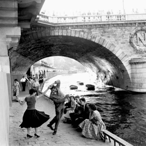 Pařížská náplavka v roce 1950