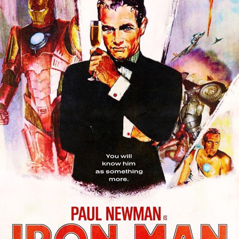 Elegán Paul Newman uměl zahrát cokoliv. Jako Iron Man by byl vynikající!