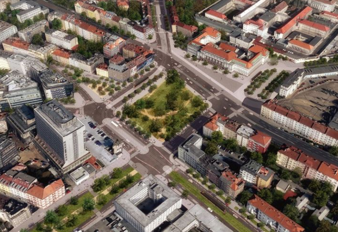 Pražská magistrála je věčně zacpaná. Takže když na ní přidáme park a tramvaje,t ak to vlastně už horší být ani nemůže.