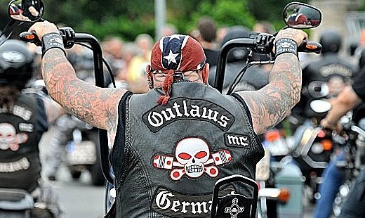 Rocker-Beerdigung - &quot;Outlaws&quot; trauern um Mitglied