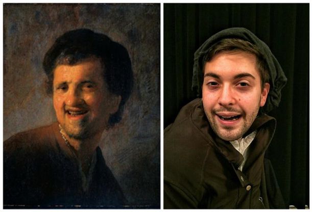 18. Self portrait 19 by Rembrandt Van Rijn