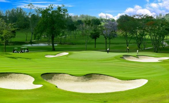 I takhle vypadá golfové hřiště v Thajsku.