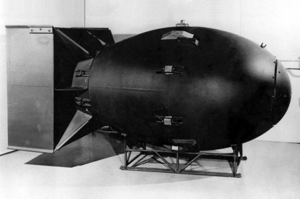 Model atomové pumy Fat Man.