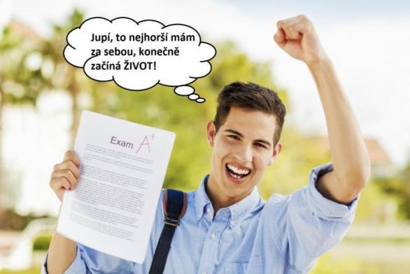 Studenti právě trpí ve zkouškovém období a mají pocit, že až to skončí, bude všechno fajn. Omyl.