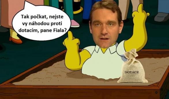 Vztah Radima Fialy (SPD) k dotacím je komplikovaný. Miluje je a zároveň nenávidí.