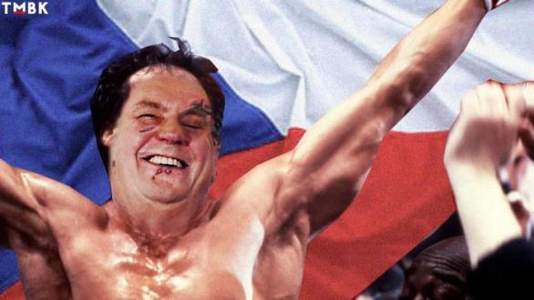Dojatý Miloš Zeman si po vítězství vychutnával ovace diváků.