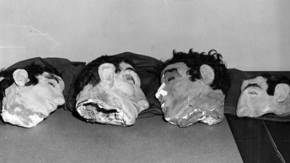 Papírové hlavy, které si vězni vyrobili z mýdla, papíru a vlasů, aby oddálili odhalení svého útěku.