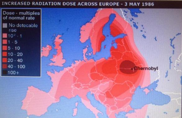 Takto se šířil smrtící radiační mrak Evropou. Předpověděla katastrofu už bible?