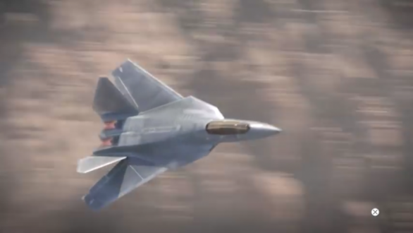 Tak takhle ve hře Call of Duty: Advanced Warfare stíhačka F-52 vypadá. Pěkná, co?