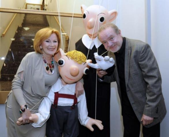 Poslední &quot;mluvčí&quot; Martin Klásek s dnes již zesnulou Helenou Štáchovou.