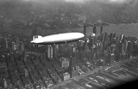 Hindenburg byl určen převážně pro transatlantické lety. Za oceán letěl celkem sedmnáctkrát.