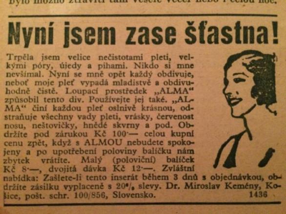 Pokud chcete, aby si vás lidé opět začali všímat, vyzkoušejte Loupací prostředek Alma!
