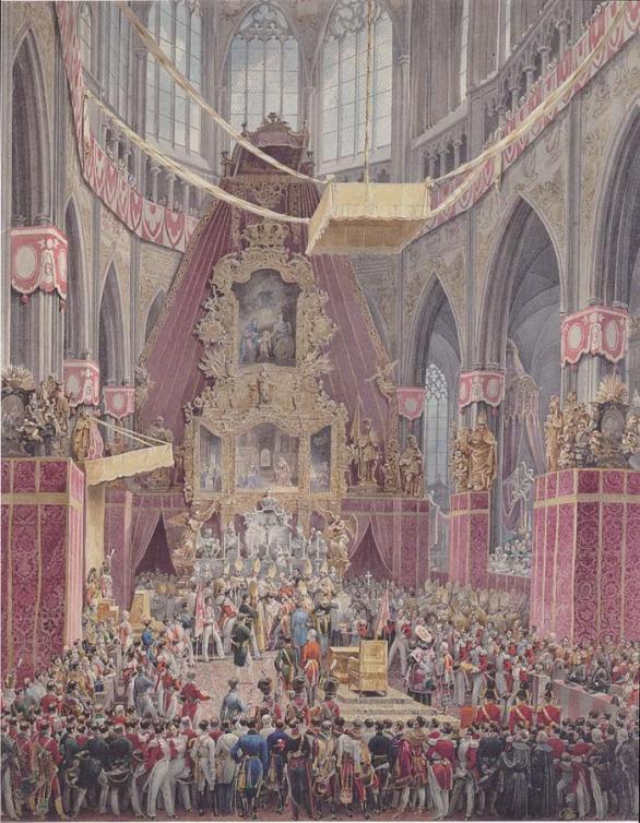 Korunovace Ferdinanda I. jako českého krále Ferdinanda V. v katedrále sv. Víta byla velkolepou událostí. Bylo to naposledy, co měl kdo svatováclavskou korunu ‚legálně‘ na hlavě.