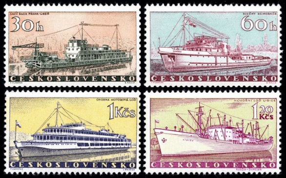 V roce 1960 se loď Lidice objevila na poštovních známkách.