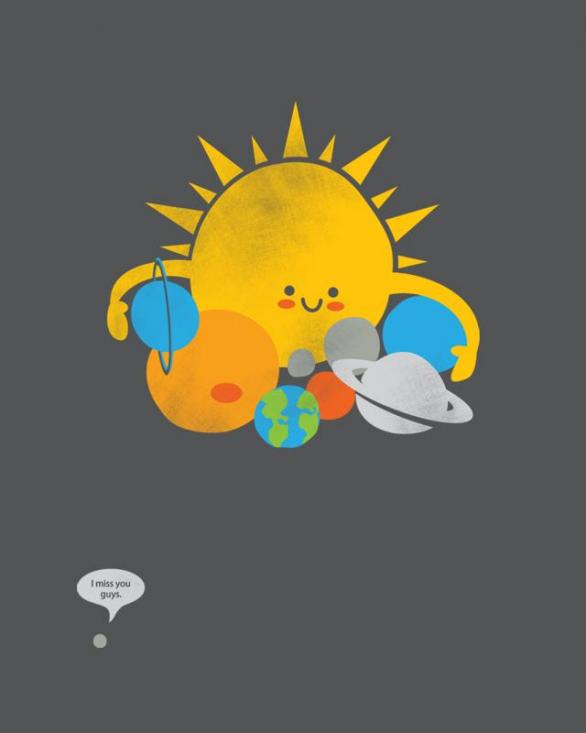 Nepochybujeme o tom, že Plutu se potom být planetou stýská.