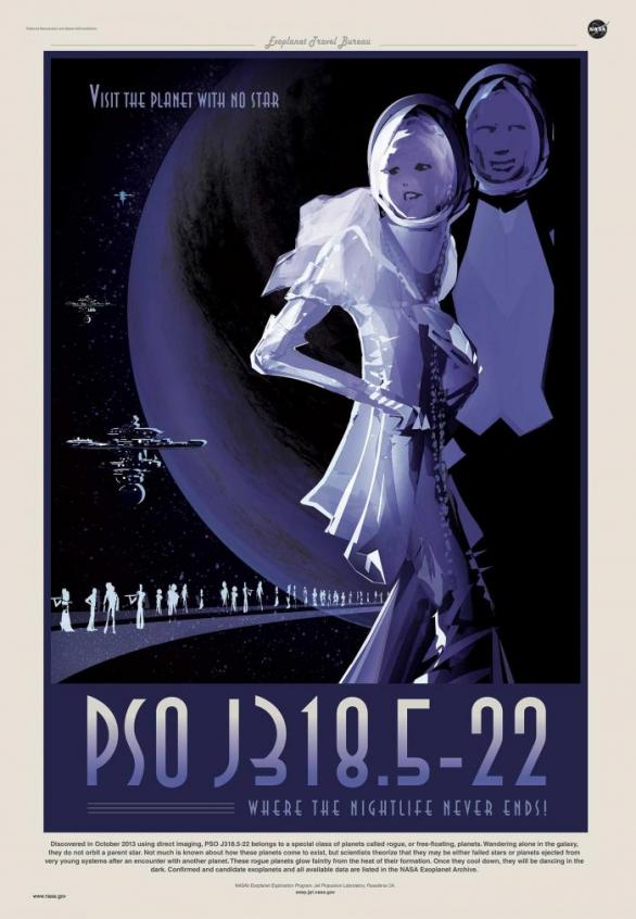 Nekončící noční život na PSO J318.5-22