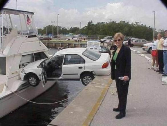 Žena za volantem je vždy loterie