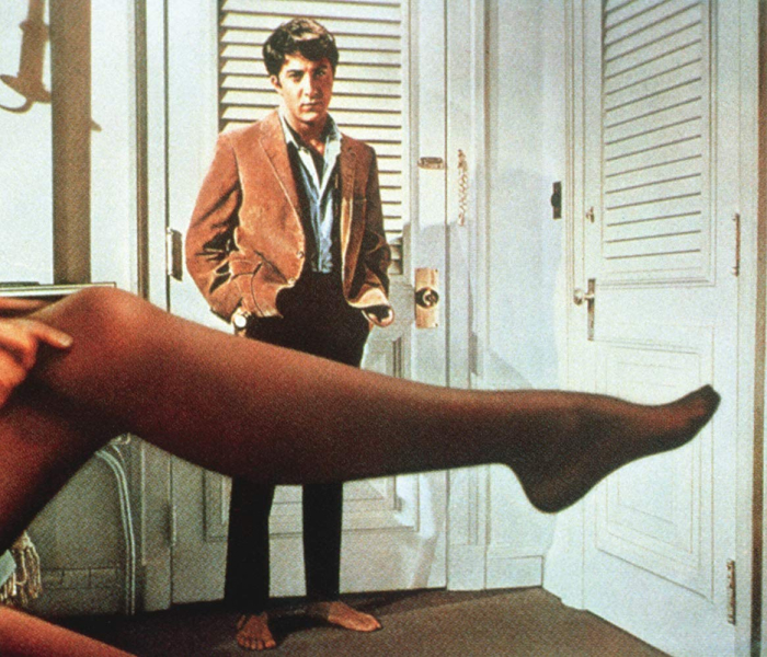 Dustin Hoffman ve snímku Absolvent (1967).