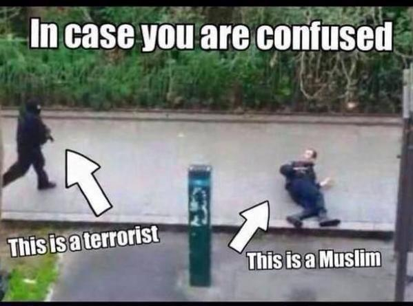 Čekali byste, že muslimský policajt naopak teroristům pomůže vystřílet redakci?