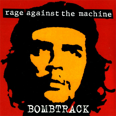 Obal desky americké kapely Rave Against the Machine (1993)