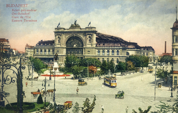 Nádraží Keleti v roce 1912
