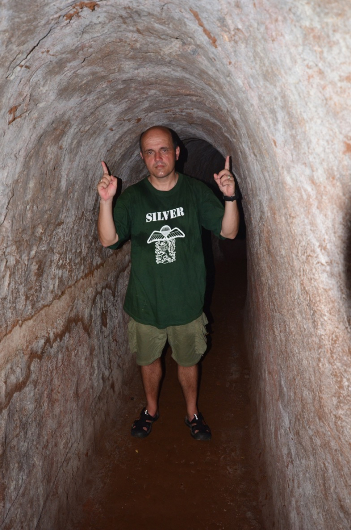 Z vietnamských tunelů je turistická atrakce.