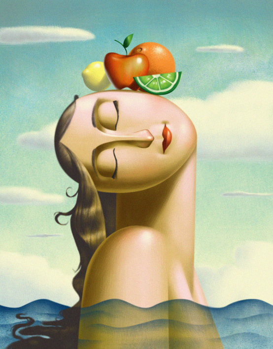 Ilustrace pro časopis Nature and Health 