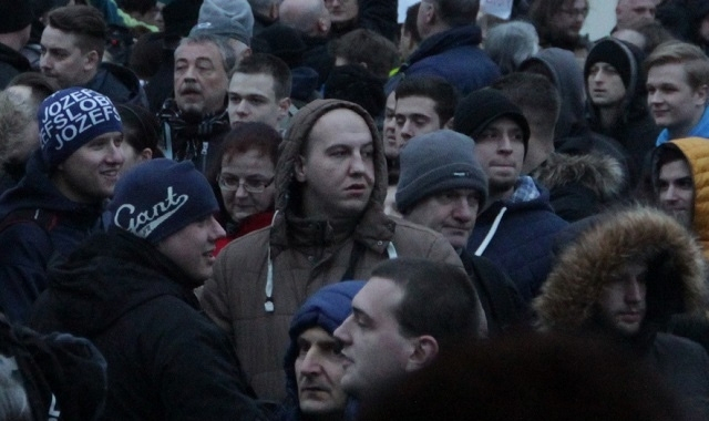 Další známý árijský obličej na Konvičkově párty.