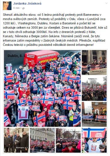 Protesty jsou masové. Média nad nimi zatím přivírají oči. 