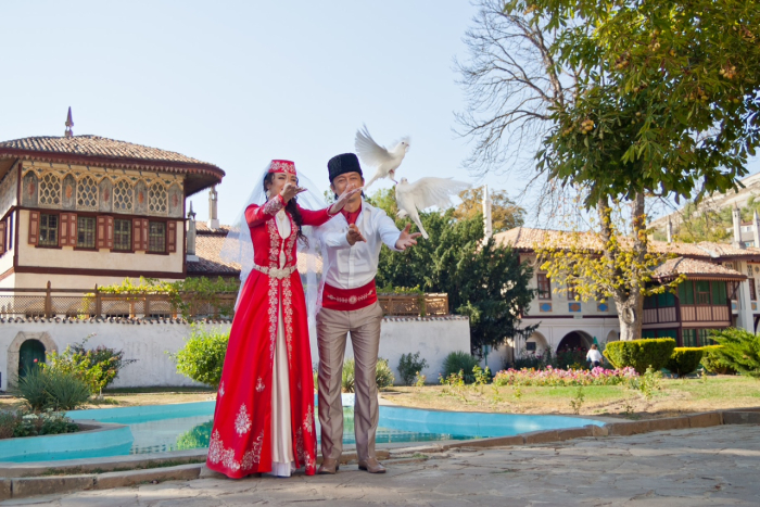 Tradiční oblečení Krymských Tatarů 
