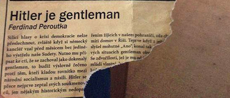 Článek nalezený v Čapkově vile na Vinohradech před třemi lety na konci června se ukázal být velmi vtipným podvrhem vyrobeným literárním kritikem Jaromírem Slomkem.