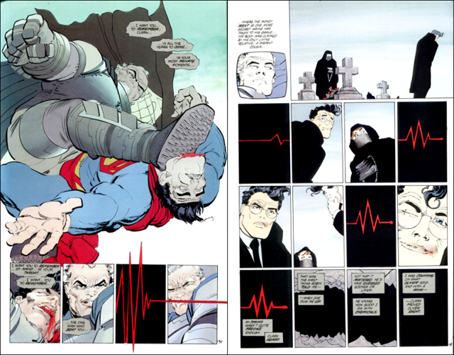 Batman seřeže Supermana a následně...