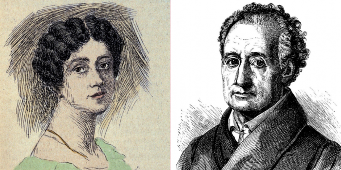 Dvaasedmesátiletý J. W. Goethe se zamiloval do sedmnáctileté Ulriky von Lewetzov a chtěl si ji vzít. Ona jej odmítla, ale nikdy se pak nevdala. Věkový rozdíl: 55 let.