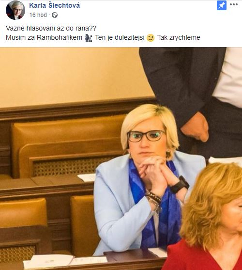 Karla Šlachtová - ta nikdy nezklame. Karla Šlachtová - ta nikdy nezklame.