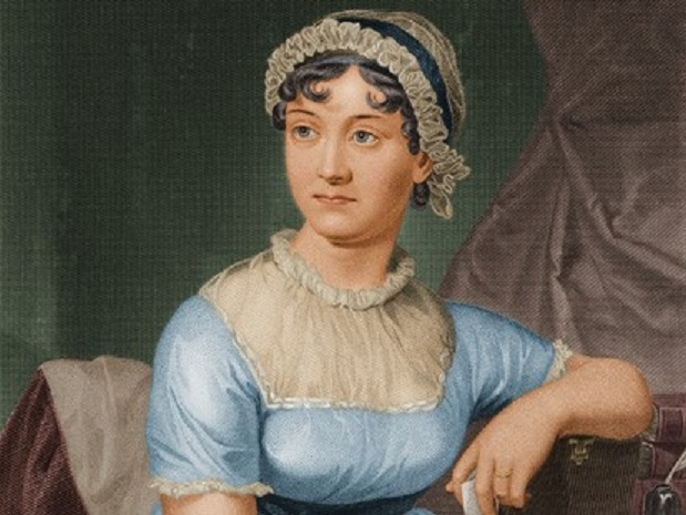 Jane Austen * 16. prosince 1775, † 18. července 1817 (na Addisonovu chorobu). Představitelka tzv. rodinného románu, která popisovala život zejména vyšších anglických vrstev: mj. Rozum a cit, Pýcha a předsudek, Emma...