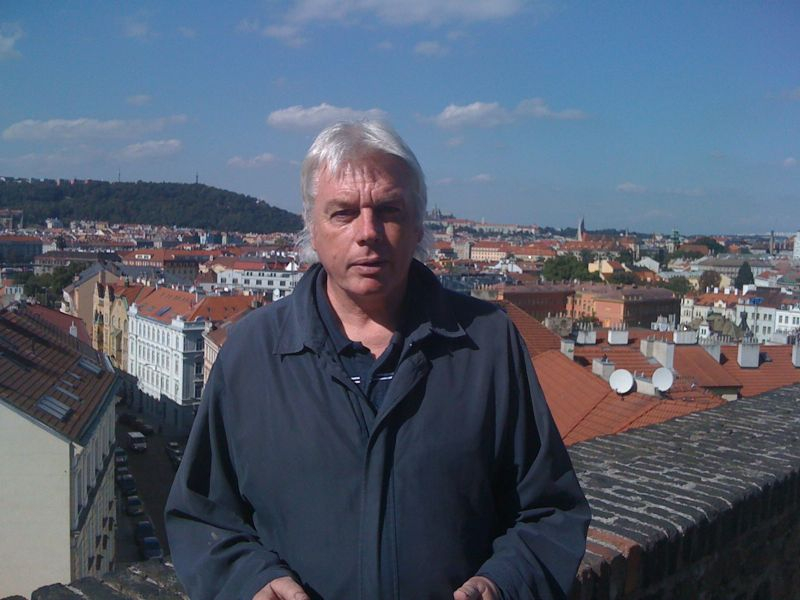 David při své první návštěvě v Praze před šesti lety. Zastavil se i na pražském Vyšehradě.
