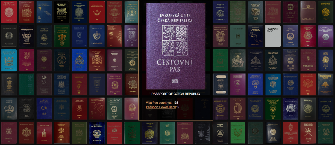 S naším pasem se dnes dostanete bez víza do 138 zemí světa.