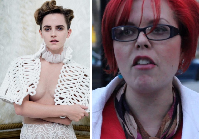 Emma Watson se vyfotila s poloodhalenými prsy, čímž rozzuřila některé samozvané feministky do ruda.